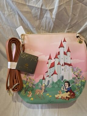Loungefly Disney Snow White Castle Crossbody Bag